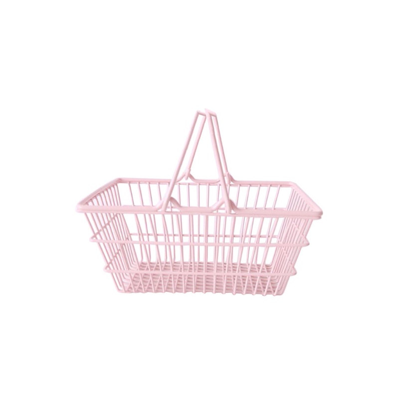 Giỏ Sắt Đựng Đồ Có Tay Cầm Tiện Dụng Phong Cách Bắc Âu