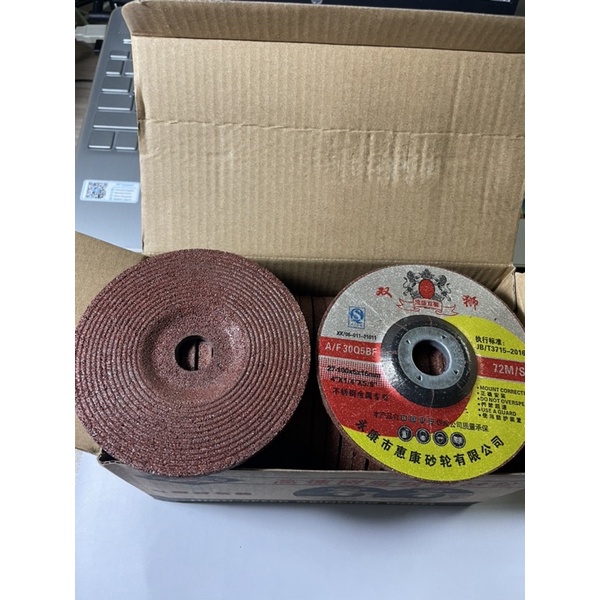 Đá mài sắt 1 tấc sư tử lionking màu đỏ kích thước 100x6x16mm