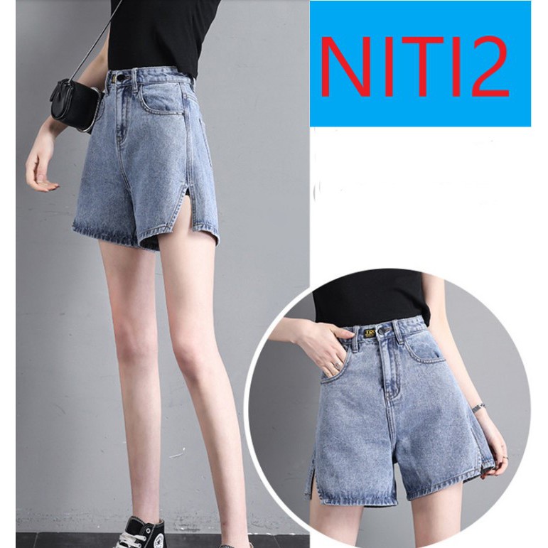 [ ĐỈNH CỦA CHÓP ] QUẦN JEAN NGỐ LỬNG NỮ LƯNG CAO XẺ LAI HÔNG CAO CẤP NITI2 MÀU XANH NHẠT CÁ TÍNH, FORM RỘNG VẢI MỀM MỊN