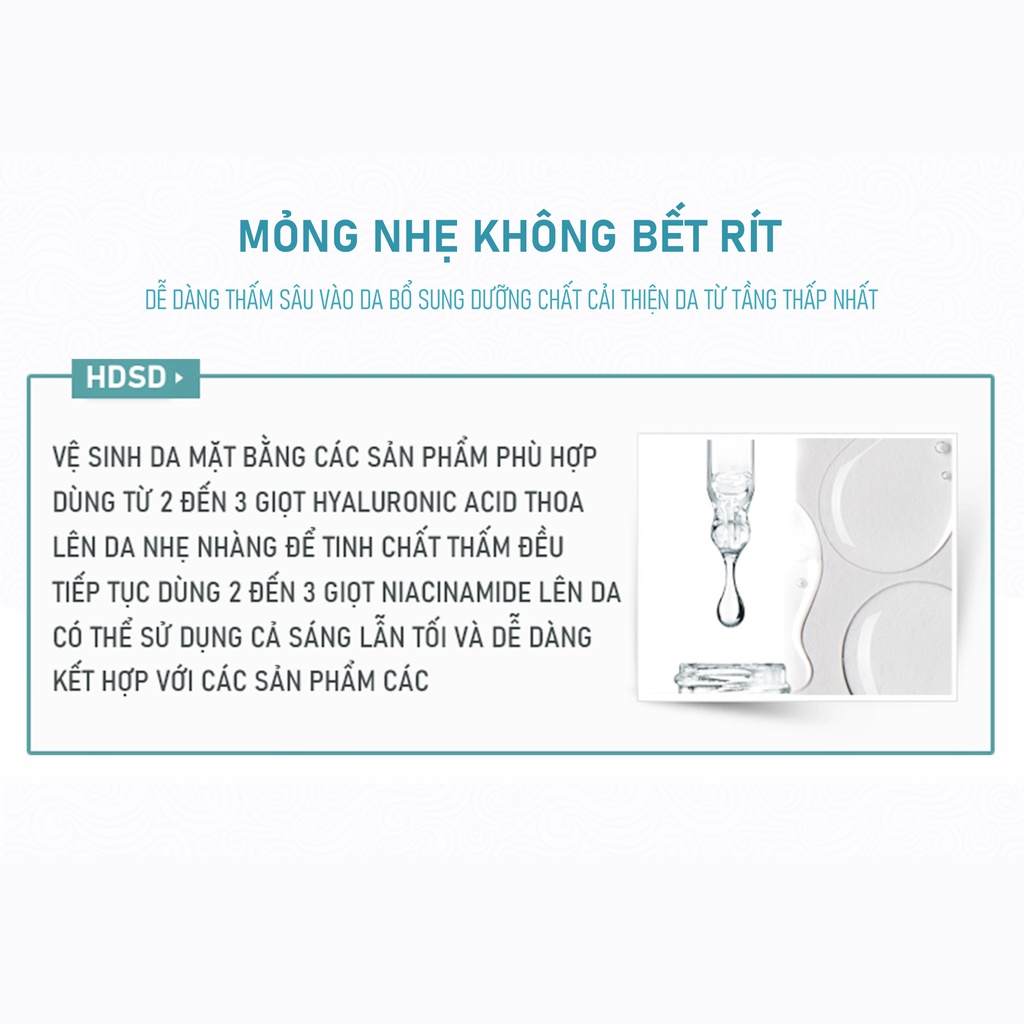 Bộ đôi dưỡng sáng trẻ hóa phục hồi da Niacinamide &amp; Hyaluronic Acid Essence | ZEE ZEE skincare