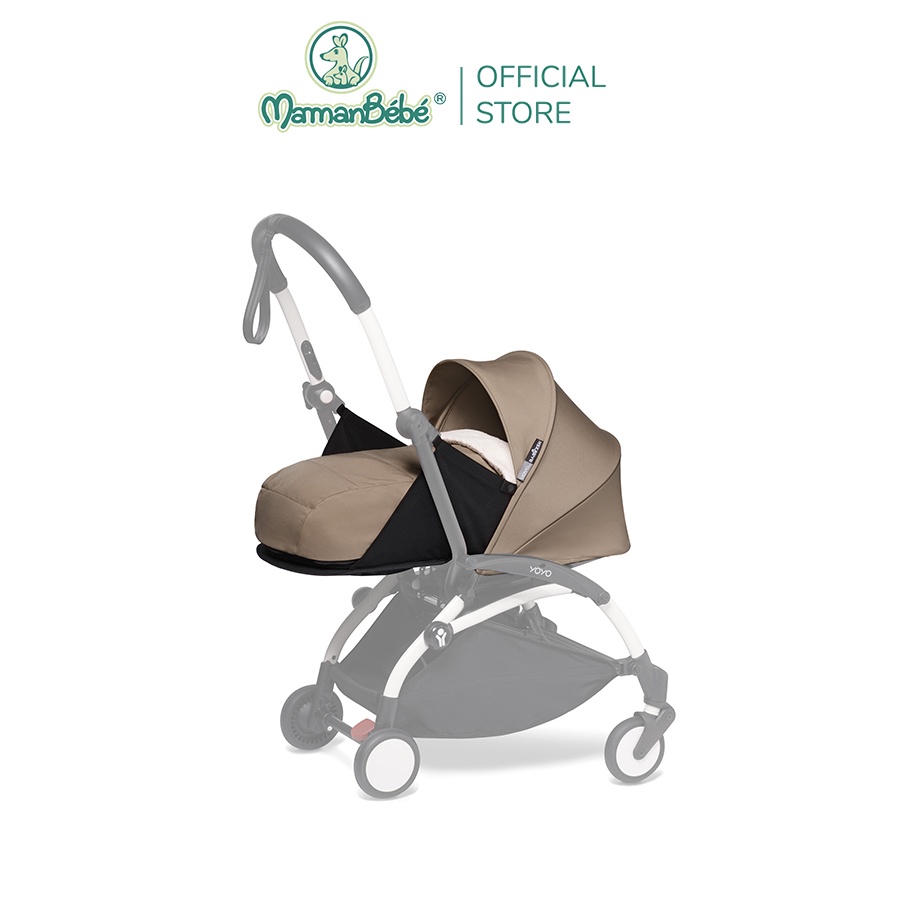 [Mã BMLTM300 giảm đến 300K đơn 499K] Bộ màn chụp và đệm xe đẩy BABYZEN YOYO 0+ Nâu Kaki