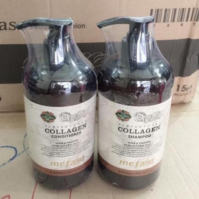 Cặp Dầu Gội Đầu, Dầu Xả Mefaso 850ml 1