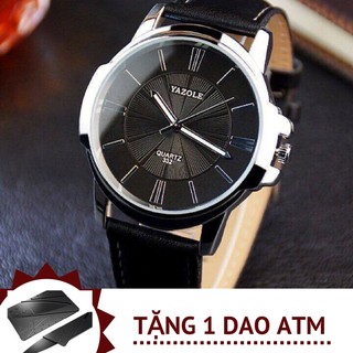 Đồng hồ nam yazole tặng dao atm