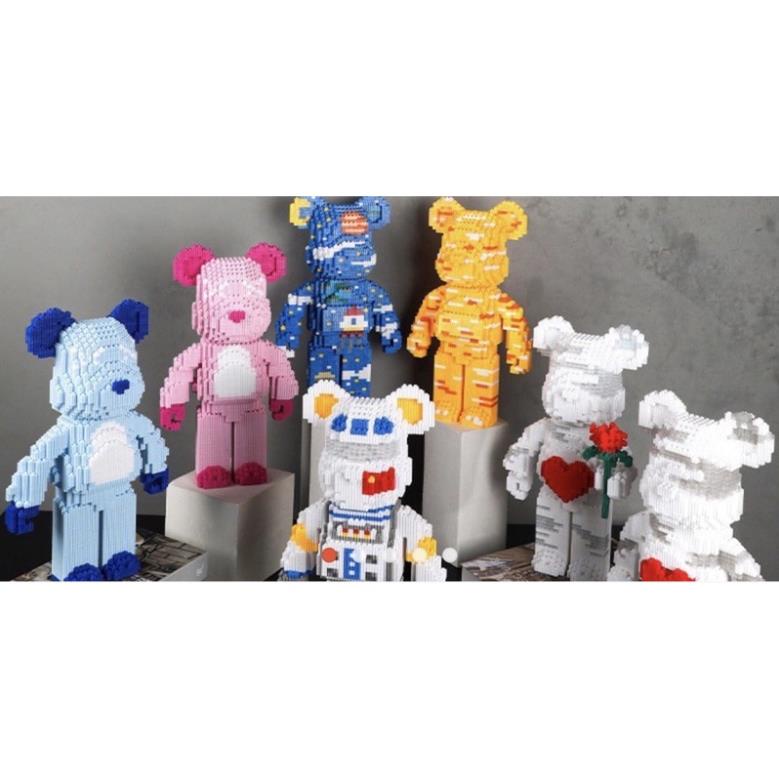 Bộ đồ chơi lắp ghép gấu Bearbrick