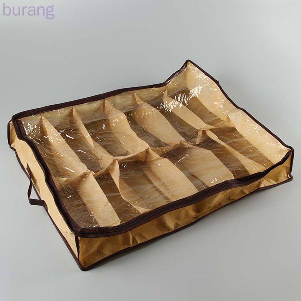 2 hộp đựng giày chia 12 ngăn tiện lợi