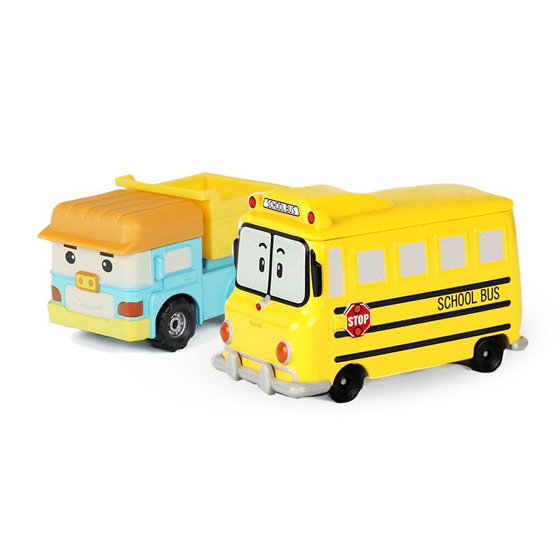 Mô Hình Xe Buýt Robocar Poli Hàn Quốc Mini 19 Kiểu Dáng Mới Làm Quà Tặng Cho Bé