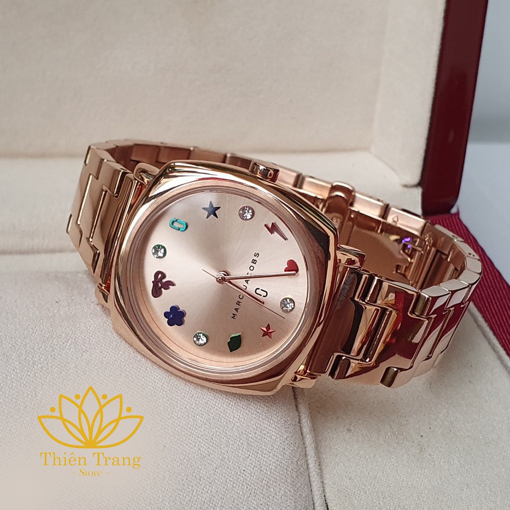 Đồng Hồ Nữ Marc Jacobs MJ3550 Dây Kim Loại Gold Rose 34mm