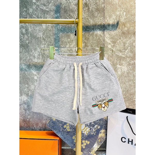 Quần short gic ci báo cho bé , quần cộc trẻ em unisex , Kid_genZ