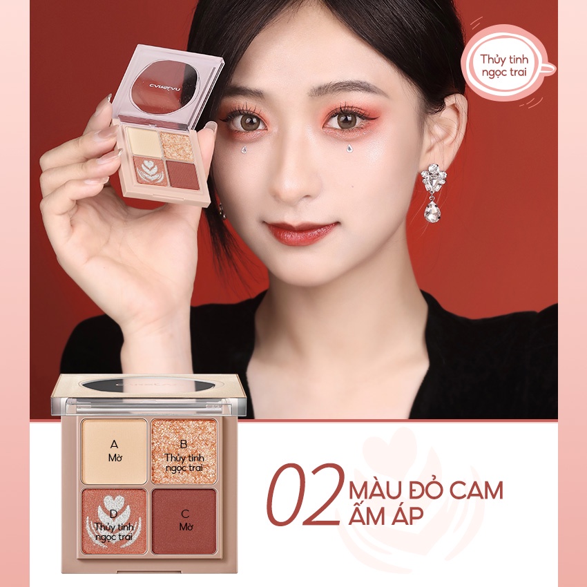 Phấn mắt trang điểm Carslan màu đẹp quyến rũ hợp thời trang 6g