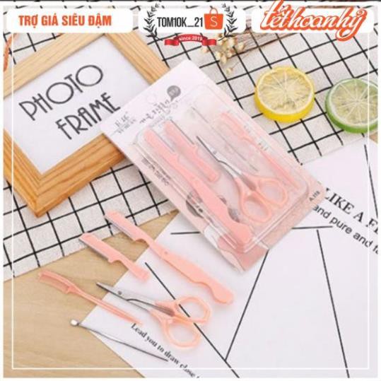 Bộ Kit Phụ Kiện Trang Điểm 5 Món Tỉa Lông Mày (Sỉ 11k) | BigBuy360 - bigbuy360.vn