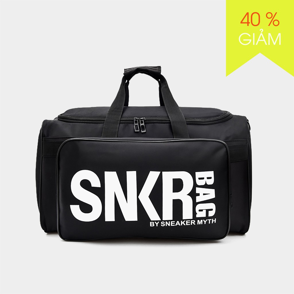 Túi xách du lịch SNKR bag Đựng giầy/dép/quần áo, trắng/đen