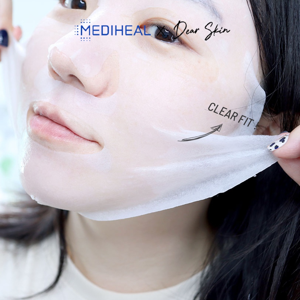 [Chính hãng] Mặt nạ Mediheal giấy cấp ẩm, dưỡng trắng, làm dịu da, loại bỏ bã nhờn và cung cấp dưỡng chất cho da