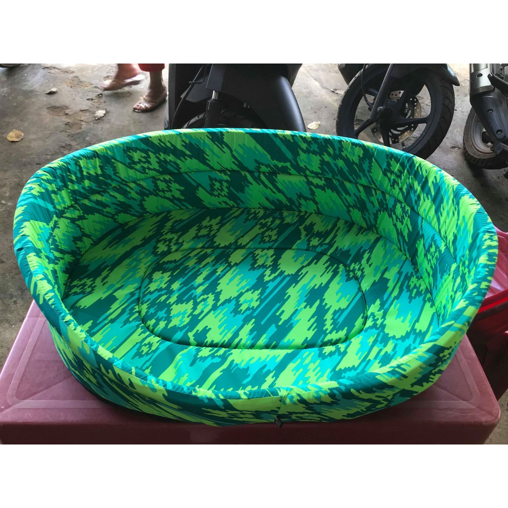 Nệm GIƯỜNG Ổ hình oval cho chó mèo THÚ CƯNG SIZE LỚN