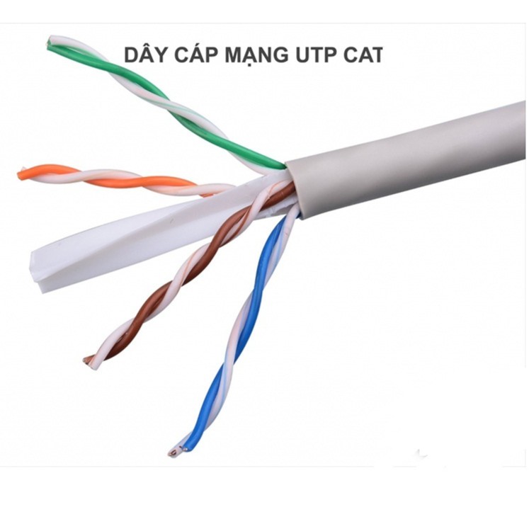 Dây Cáp mạng internet/ Mạng LAN K&H 2 đầu bấm sẵn 15M loại tốt