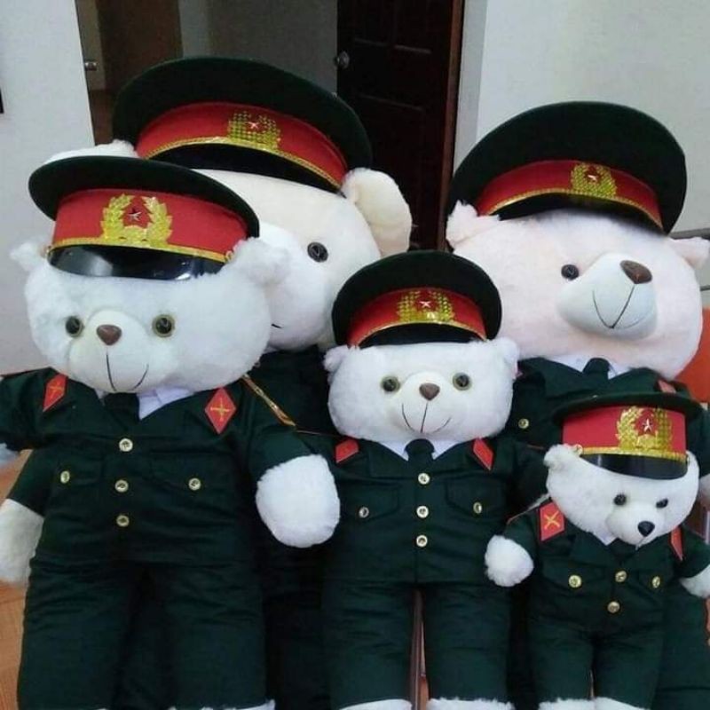 Gấu bông bộ đội