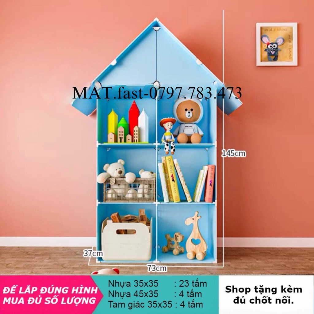 KỆ TRƯNG BÀY ĐỒ CHƠi, SÁCH VỞ CHO BÉ