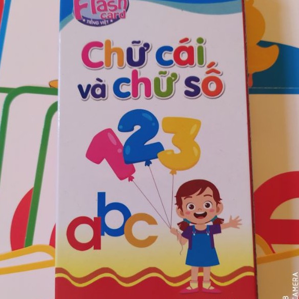 Flashcard Bộ thẻ chữ cái và số cho bé làm quen vào lớp 1