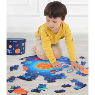 Mideer - Puzzle Space/in the forest 150 miếng hộp tròn