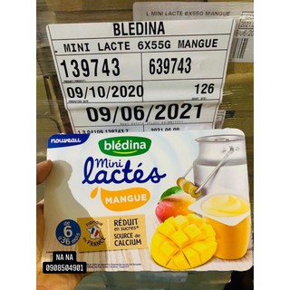 SỮA CHUA BLEDINA MINI LACTES NHIỀU VỊ