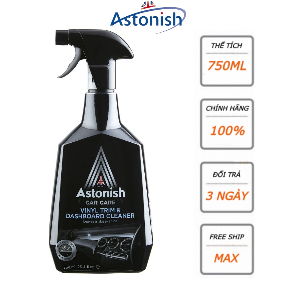 BÌNH XỊT VỆ SINH NỘI THẤT XE Ô TÔ ASTONISH C1561_750ml