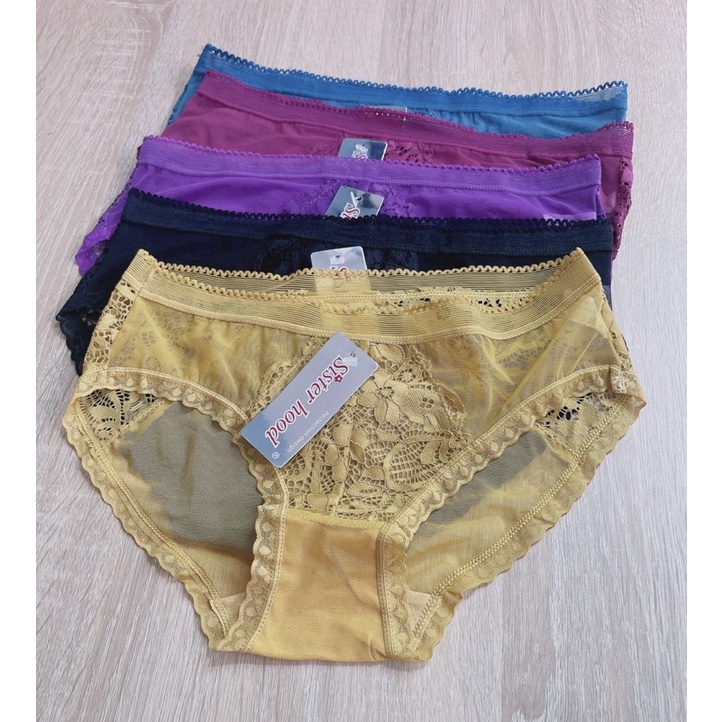 Quần lót lưới Phối ren - Đồ lót nữ thái Ôm mông Tôn dáng vòng 3 Gợi cảm 2027