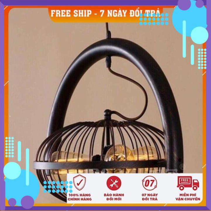 FreeShip Đèn Thả Trần Kiểu Lồng Quạt 3 Đui TN433 - Chưa bao gồm bóng