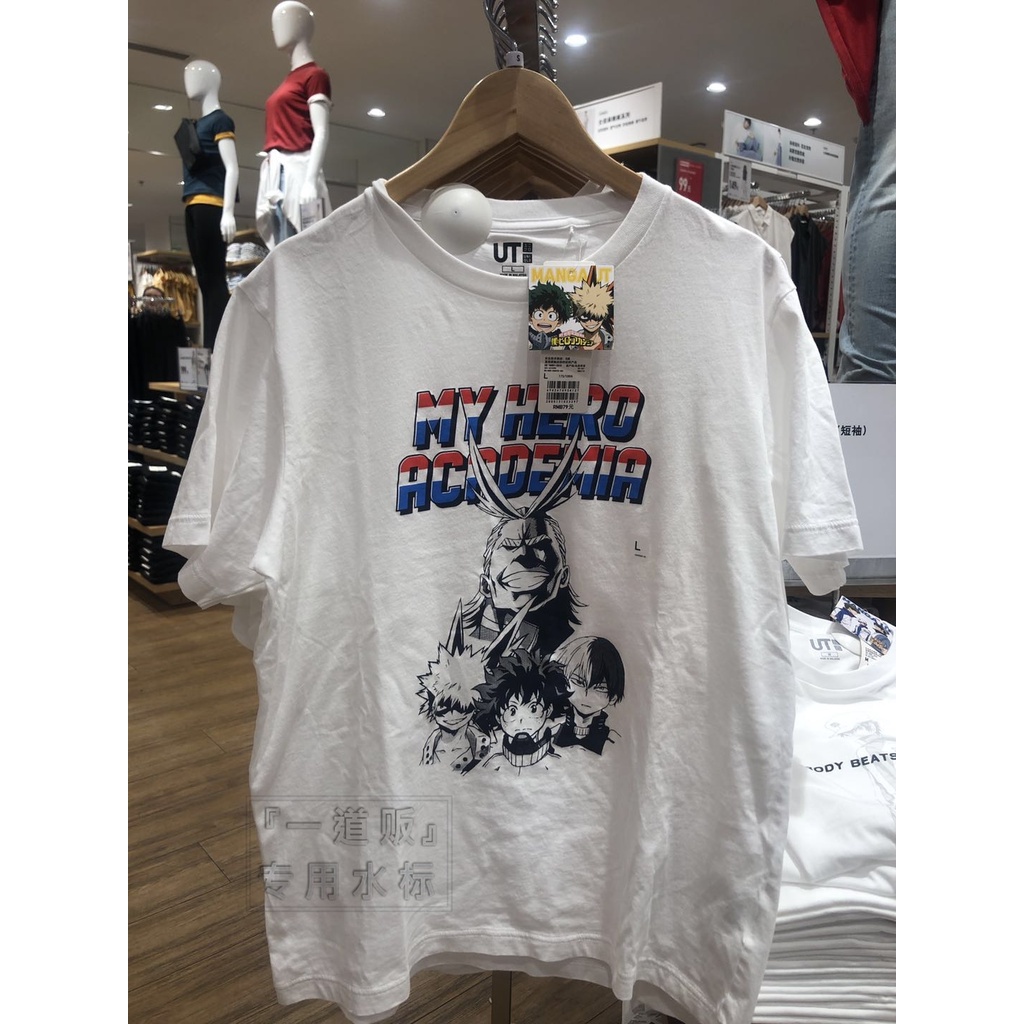 Áo thun ngắn tay in hình nhân vật anime Nhật Bản Uniqlo MANGA JUMP