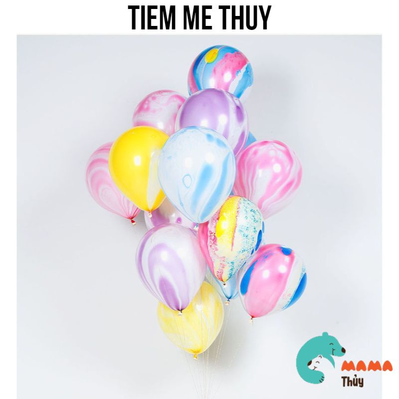 Bóng vân mây trang trí sinh nhật 25cm (10 cái)