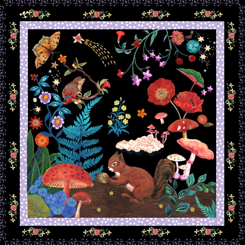 MAH Joy Jungle Túi dành cho nữ học sinh Túi đeo vai lớn Túi xách thời trang thường ngày