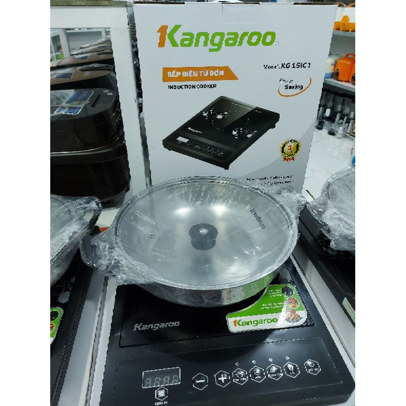 Bếp điện từ Kangaroo hàng chính hãng tặng kèm nồi inox