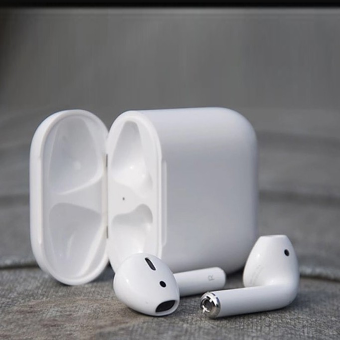 Tai Nghe Không Dây Cao Cấp  Tai Nghe Bluetooth Alrpods 2 rep1-1 Định Vị - Đổi Tên - Sạc Không Dây - Tháo Tai Dừng Nhạc