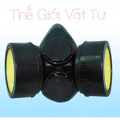 Mặt nạ lọc độc Green Eagle với phin lọc hoạt tính giúp lọc không khí hiệu quả