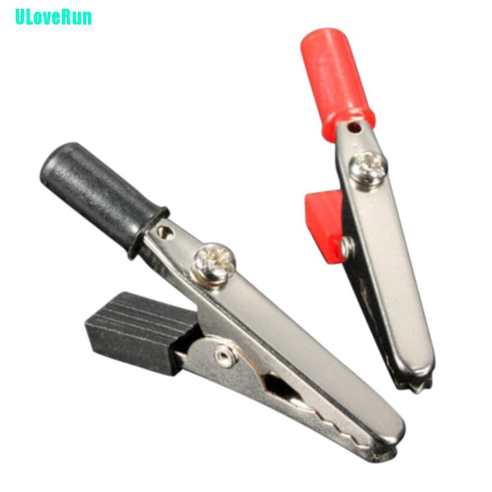 Set 2 Đầu Kẹp Cá Sấu 4mm Màu Đỏ Đen Chuyên Dụng