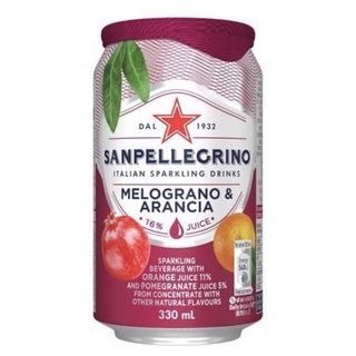 Nước hoa quả hỗn hợp có ga Sanpellegrino - Sparkling Melograno & Arancia 330ml