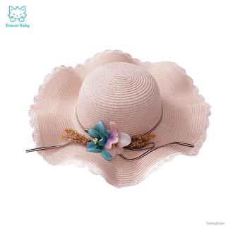 Nón Cối Phối Hoa Cho Bé Gái