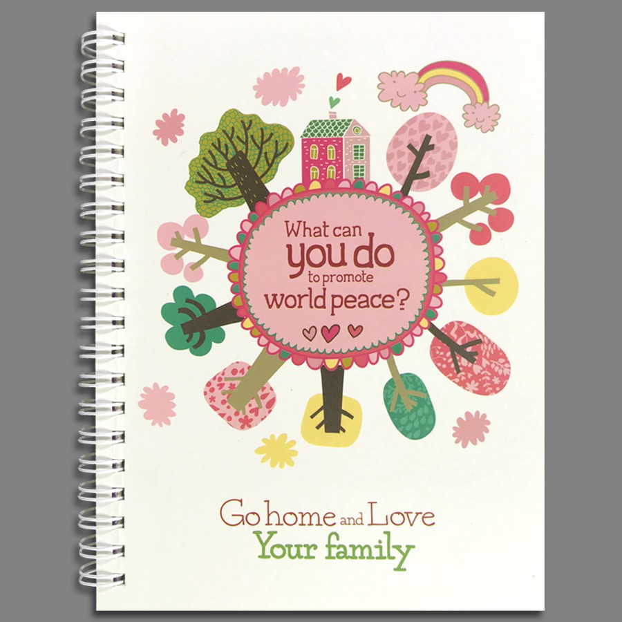 Sổ Tay/ Notebook: Gia Đình Thân Yêu - Go Home And Love Your Family (Gáy Lò Xo)