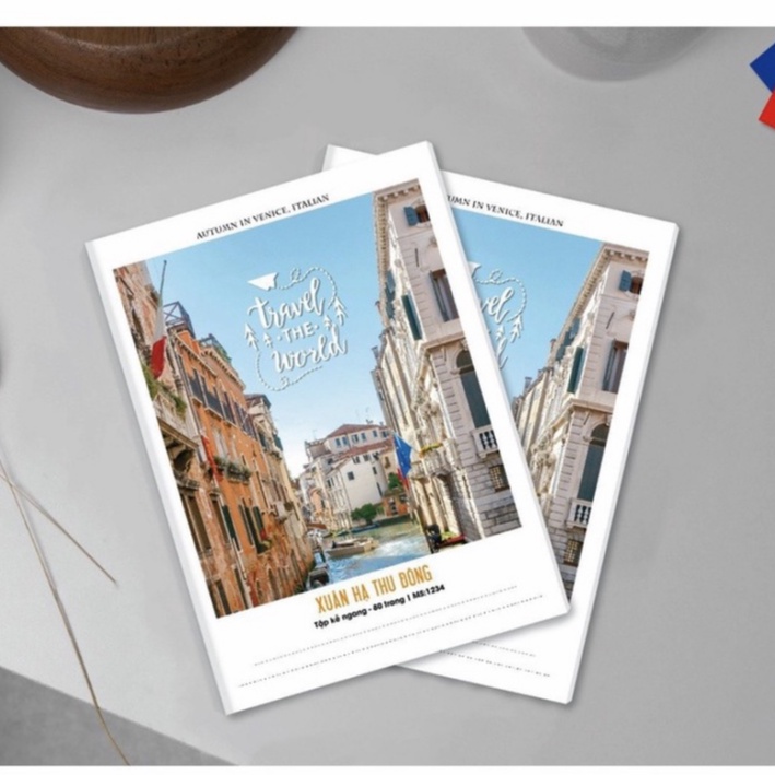 HẢI TIẾN Vở kẻ ngang Xuân Hạ Thu Đông 120 trang - Lốc 10 quyển