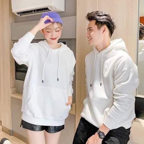 Áo Hoodie nam nữ unisex đôi cặp siêu ấm chất nỉ mềm mại trơn không xù không nhăn M5