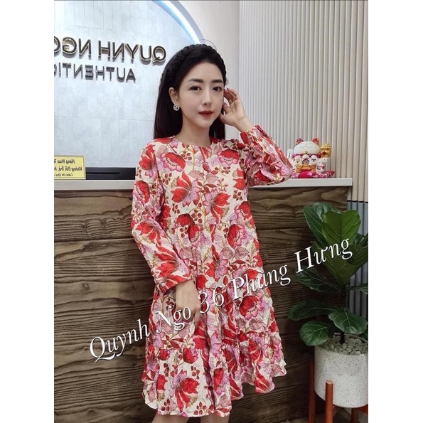 váy babydoll hoa zara