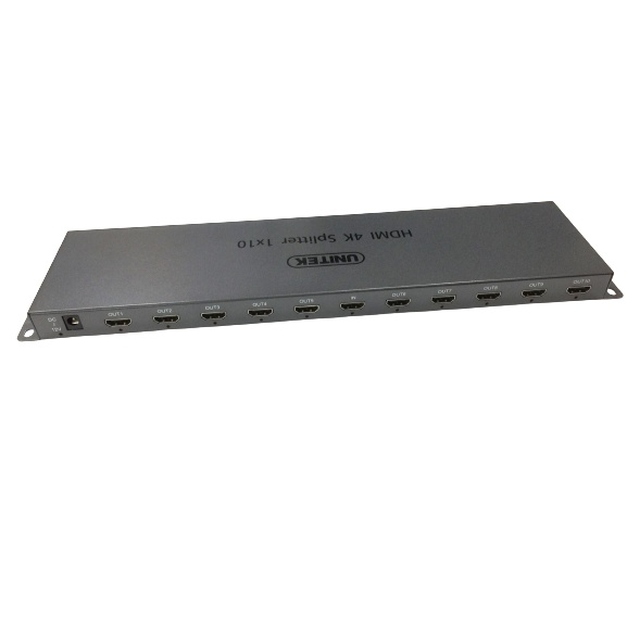 Bộ chia HDMI (1.4) 1 ra 10 màn hình cùng lúc 4Kx2K HD-4K 3D V136A UNITEK,BH 18