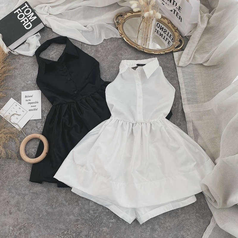 Set bộ áo yếm hở lưng