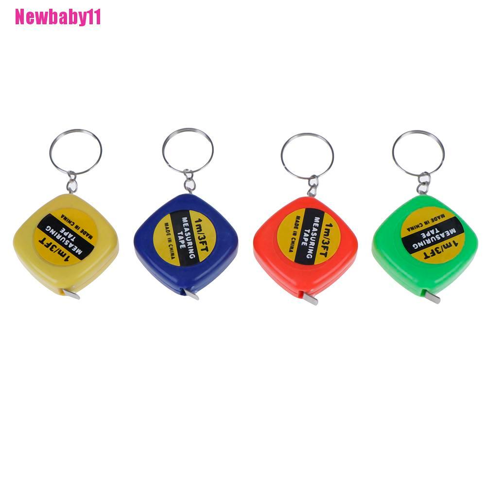 1 Móc Khóa Mini Có Thước Dây Rút Thu Gọn Dễ Dàng Đo Lường [BABY11]
