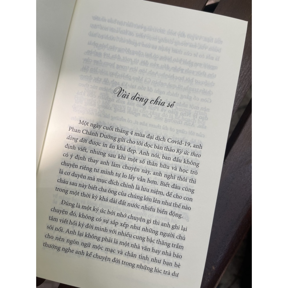 Sách - [hồi ký] Ký ức theo dòng đời – Phan Chánh Dưỡng - Phanbook