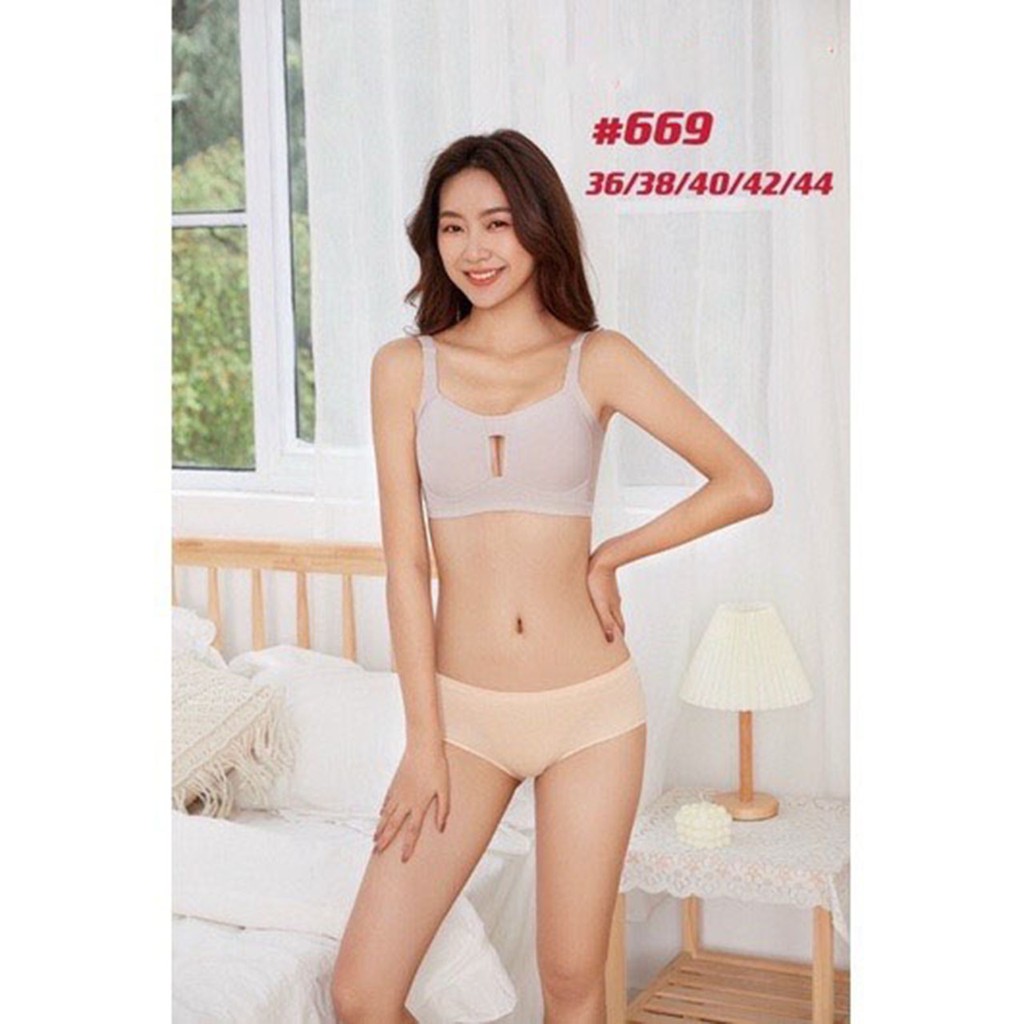 Áo ngực không gọng , áo lót tập gym thể thao không đệm bản lưng to 669 không gian eva KGE