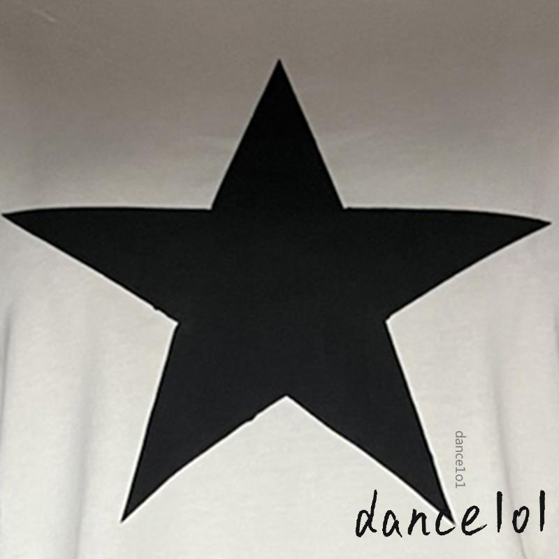 Áo Thun Tay Dài Cổ Tròn In Hình Ngôi Sao Nhảy Múa 1O1