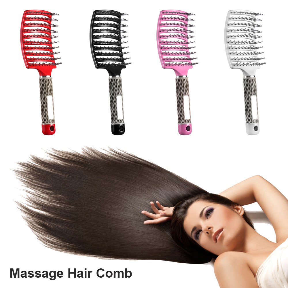 [Hàng mới về] Lược chải tóc massage da đầu chống tĩnh điện nhiều màu sắc chuyên dụng tiện dụng cho salon