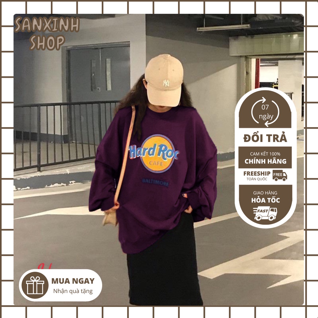 Áo sweater nỉ nữ nam in ROC, áo nỉ unisex hot trend mã 743 | BigBuy360 - bigbuy360.vn