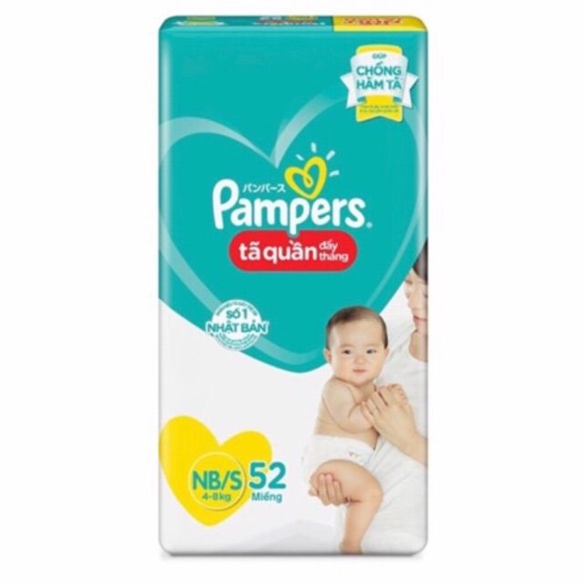 Tã quần pampers đầy tháng Nb/s52 - nb/s30