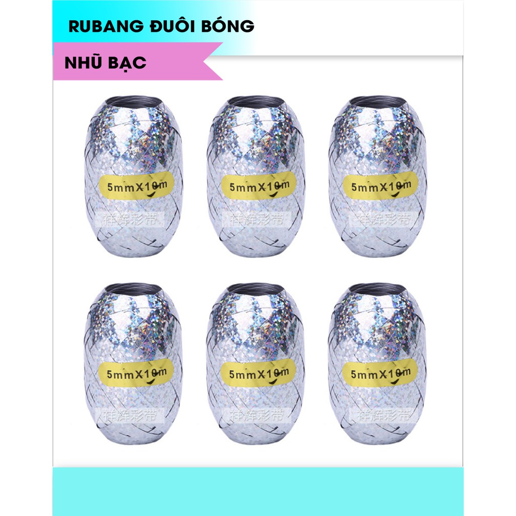 RUBANG NHŨ CỘT ĐUÔI BÓNG - SET 6 CUỘN 20K