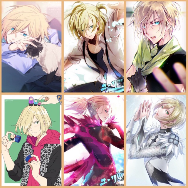 Ảnh poster yuri on lce yuri plisetsky khổ a4 nhiều mẫu khác nhau